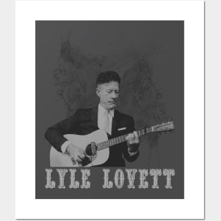 Lyle Lovett illustrations Posters and Art